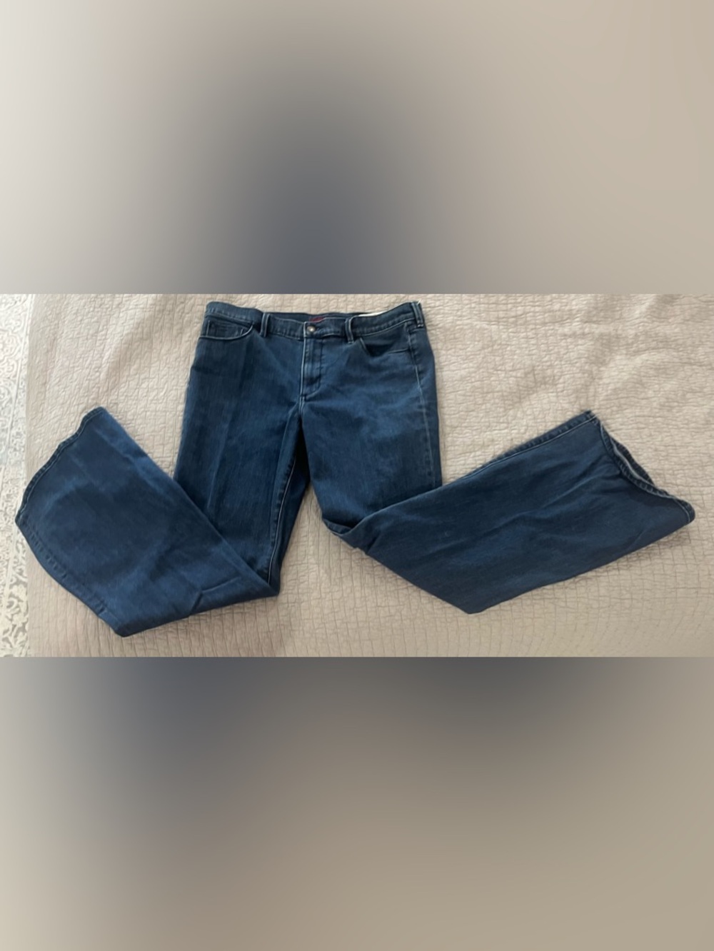 Johnny Was Dark Blue Straight Leg Jeans